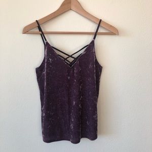 NWOT. American Eagle Crushed Velvet Tank